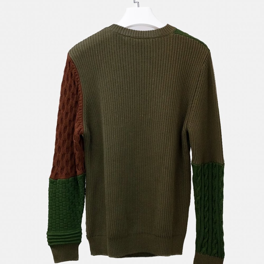 Fendi Patchwork Knit Sweater - image 2